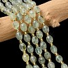 Natural Prehnite Beads Strands G-F809-A06-01-1