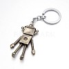 Zinc Alloy Robot Key Clasps KEYC-O009-07-3