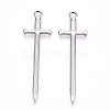 Non-Tarnish 304 Stainless Steel Pendants X-STAS-N098-135P-1