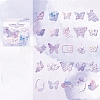 25 Styles Lace Cut Butterfly Scrapbook Paper Pads PW-WGA0294-03-1