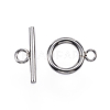 Non-Tarnish 304 Stainless Steel Toggle Clasps LS-X-STAS-F040-40C-P-1