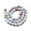 Natural Striped Stone Beads Strands G-D315-A01-01-4mm-3