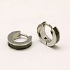 Fashion 304 Stainless Steel Huggie Hoop Earrings EJEW-G124-M18-2