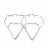 201 Stainless Steel Hoop Earrings EJEW-A052-23C-1