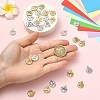 28Pcs 14 Colors Alloy Enamel Charms FIND-YW0011-46-5
