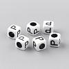 Opaque Acrylic Beads SACR-Q188-02P-1