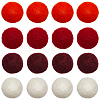 40Pcs 4 Colors Wool Felt Balls DIY-SC0029-40C-1