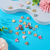 Biyun 40Pcs 10 Style Transparent Acrylic Charms FIND-BY0001-22-18