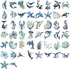 50Pcs Sea Animals PET Cartoon Stickers X-STIC-T0001-06-3