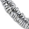 Electroplated Shell Pearl Beads Strands BSHE-H113-01B-3
