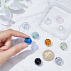   10Pcs 10 Colors Transparent Handmade Blown Glass Globe Beads GLAA-PH0002-54-4