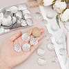 Brass Finger Ring/Brooch Sieve Findings KK-SC0002-65-3