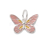 925 Sterling Silver Enamel Butterfly Charms STER-D300-28P-05-1