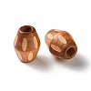 Schima Wood Carved European Beads WD-CBACBB7-01-3