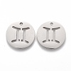 Tarnish Resistant 201 Stainless Steel Pendants STAS-Z001-B-06P-1