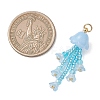 Glass Seed Beaded Pendants PALLOY-MZ01230-01-2
