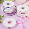 10 Yards Flat Polycotton(Polyester Cotton) Ribbon OCOR-TAC0030-01E-5