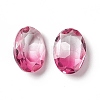 Faceted K9 Glass Rhinestone Cabochons X-GGLA-A005-23-2