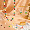  450Pcs 10 Colors Opaque Glass Bugle Beads SEED-NB0001-66-5