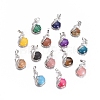 Natural & Synthetic Mixed Gemstone Pendants G-L512-N-1