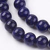 Dyed Natural Lapis Lazuli Bead Strands X-G-R173-8mm-01-3