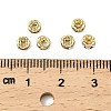 Rack Plating Brass Crystal Rhinestone Rondelle Space Beads RB-D303-G-2