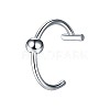 Anti-Tarnish 304 Stainless Steel 20 Gauge Fake Lip Rings Piercing Jewelry WGC994D-03-1