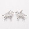 Non-Tarnish 304 Stainless Steel Puppy Pendants LS-STAS-Q201-T464S-2