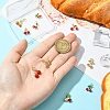 10Pcs 10 Styles Brass Micro Pave Cubic Zirconia Pendants KK-CJ0003-04-4