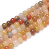 Natural Golden Silk Jade Beads Strands G-L555-05-10mm-1