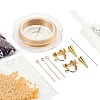 MIYUKI Seed Beads Branch Earrings Making Kits DIY-H165-03B-4