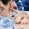 925 Sterling Silver Slide Lock Clasps HJEW-PH02087-6