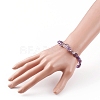 Natural Gemstone Beads Stretch Bracelets BJEW-JB05876-6