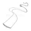 304 Stainless Steel Pendant Necklaces NJEW-O118-04-2