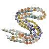 5 Styles Synthetic Imperial Jasper & Natural Red Aventurine & HuBei Turquoise & Lemon Jade & African Turquoise Beads Strands G-D095-A06-3