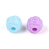Opaque Plastic Beads SACR-T017-40-2