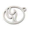 Non-Tarnish 304 Stainless Steel Pendants STAS-B056-26P-01-2