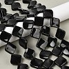 Natural Black Stone Beads Strands G-L239-18-2