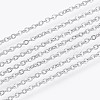 Tarnish Resistant 304 Stainless Steel Cable Chains CHS-F006-01A-P-1