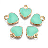 Alloy Enamel Charms X-ENAM-S121-041E-1