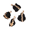 Raw Rough Natural Tourmaline Pendants G-T138-174A-1