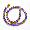 Natural Fire Crackle Agate Bead Strands G-K166-06F-6mm-08-2