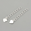 925 Sterling Silver Twisted Extender Chains LS-STER-S002-32-2