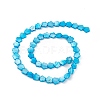 Natural Freshwater Shell Dyed Beads Strands SHEL-K001-001F-2