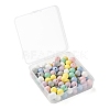 7 Colors Food Grade Eco-Friendly Silicone Beads SIL-LS0001-02B-7