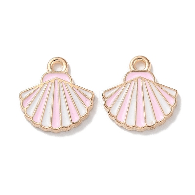Alloy Enamel Pendants ENAM-O001-02C-G-1