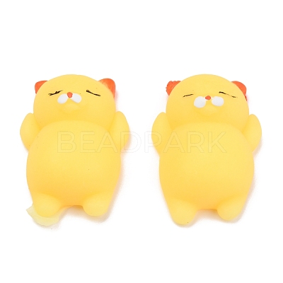 Cat Shape Stress Toy AJEW-H125-03-1