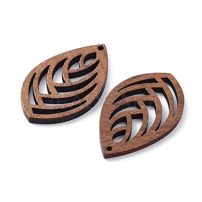 Walnut Wood Laser Cut Pendants WOOD-Q051-01E-1