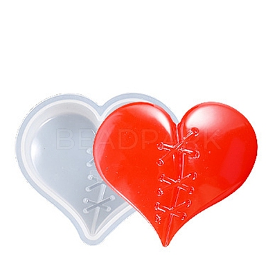 DIY Mended Heart Shaped Ornament Food-grade Silicone Molds SIMO-D001-18B-1