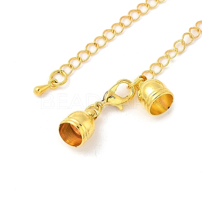 Brass Chain Extender KK-K001-8mm-G-1